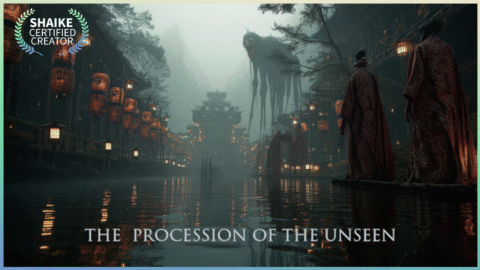 Ritual Beneath the Flooded Shrine 