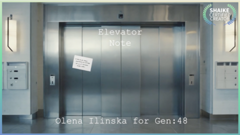 Elevator Note by Olena Ilinska Runway:Gen48