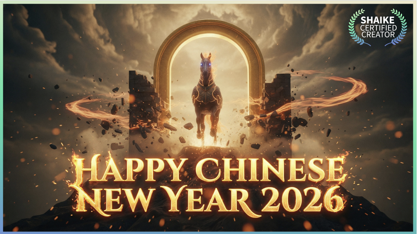 CHINESSE NEW YEAR FIRE HORSE ZODIAC 2026