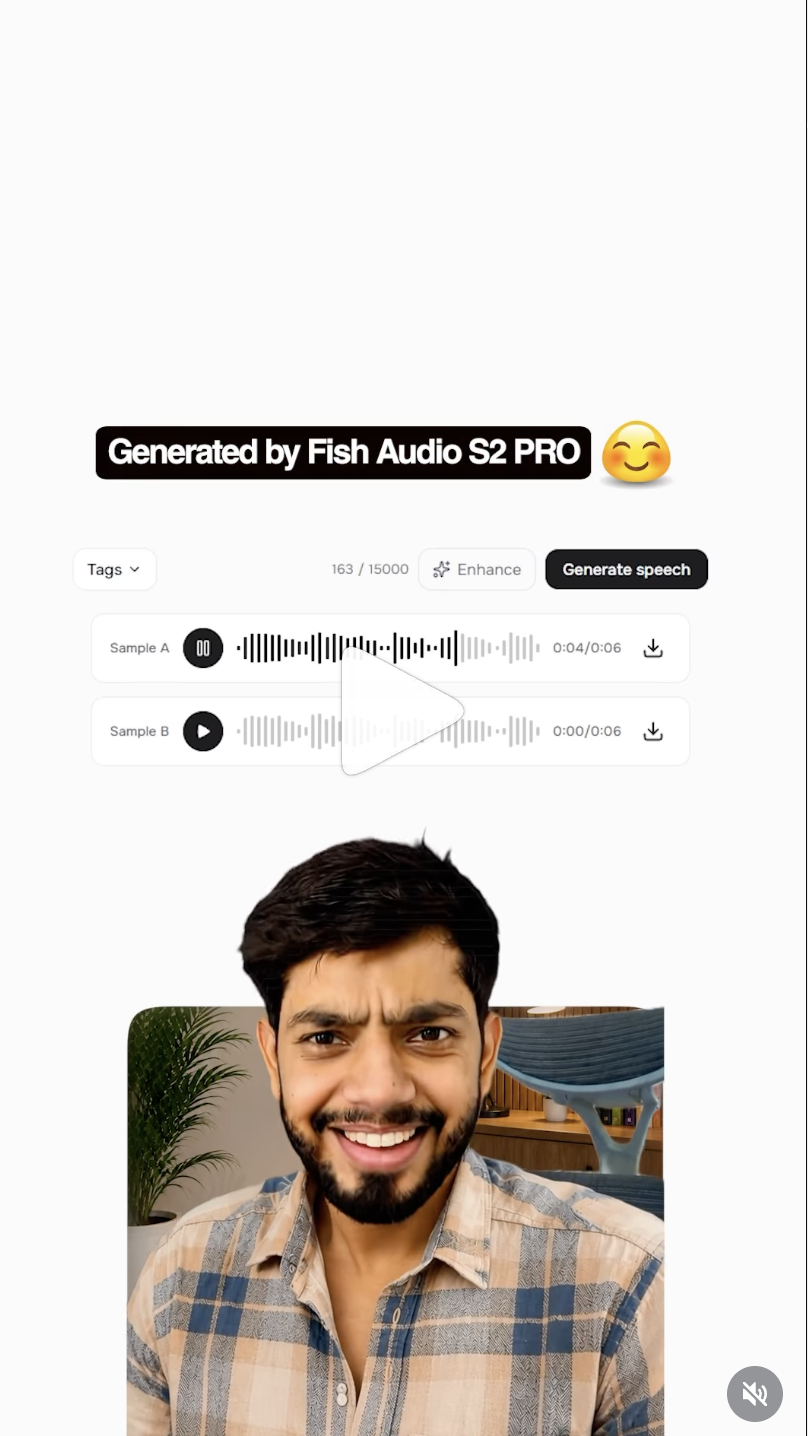 Comment “FISH” and I’ll DM you the link or head to fish.audio to try it yourself