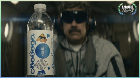 Maduro and a bottle of water
