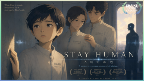 Stay, Human 스테이, 휴먼 4K, AI 애니메이션