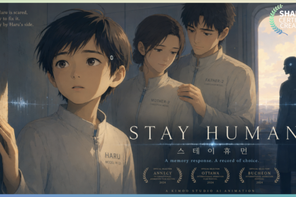 Stay, Human 스테이, 휴먼 4K, AI 애니메이션
